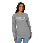 Custom Raglan Sweatshirt - Personalized College-Style Crewneck
