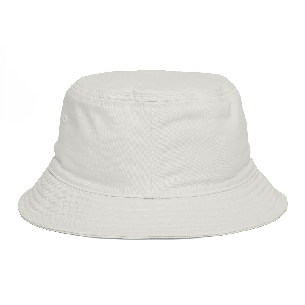 Brown Bucket Hat with Colorful Caterpillar Graphic