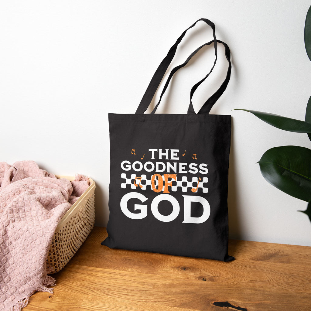 The Goodness of God Canvas Tote - Inspirational Christian Faith Grocery Bag