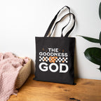 The Goodness of God Canvas Tote - Inspirational Christian Faith Grocery Bag