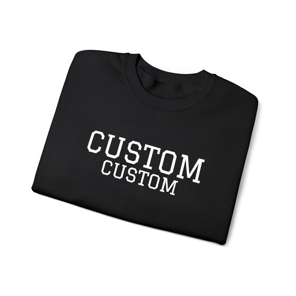 Embroidered Custom Vintage-Style Crewneck Sweatshirt