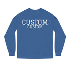 Custom Text Crewneck Sweatshirt — Personalized College-Style Pullover