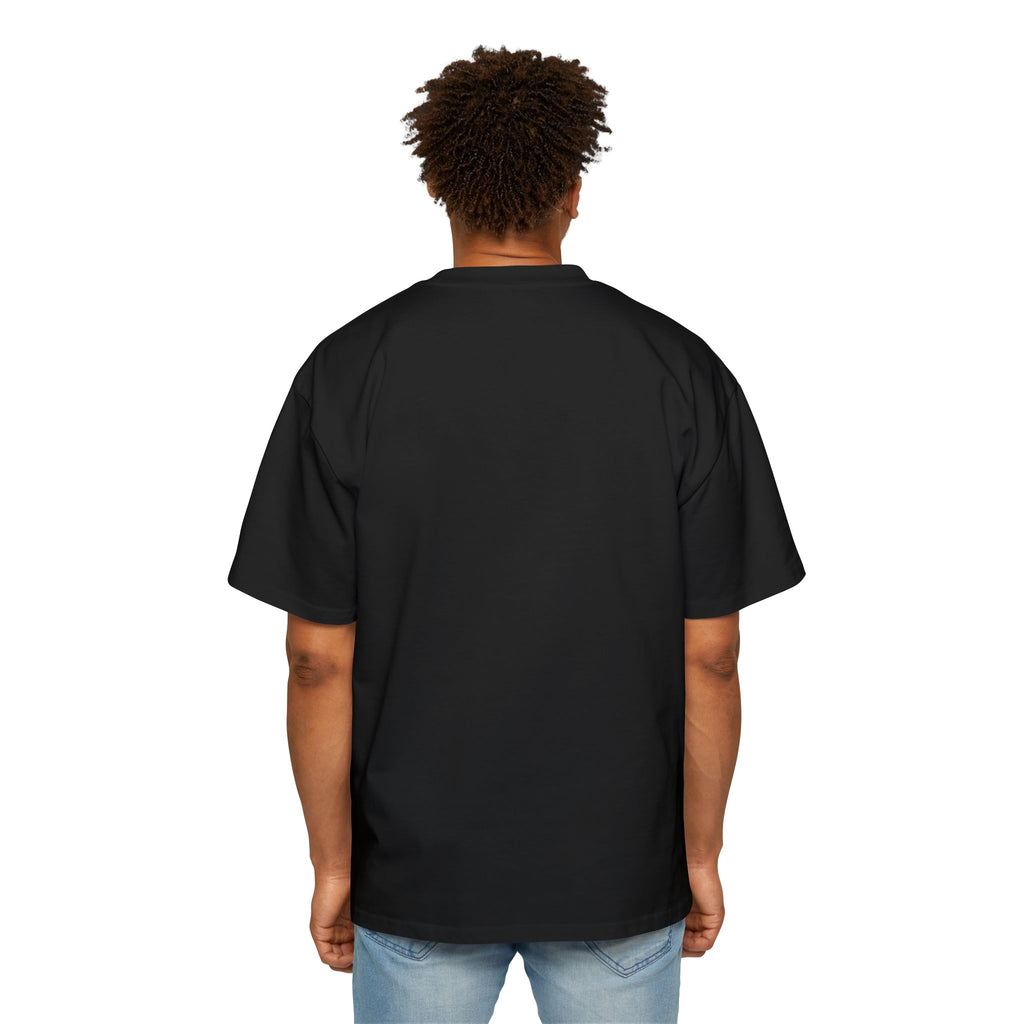 Custom T-Shirt - Custom Text Oversized Tee — Men's Personalized White T-Shirt