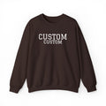 Embroidered Custom Vintage-Style Crewneck Sweatshirt