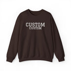 Embroidered Custom Vintage-Style Crewneck Sweatshirt