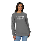 Custom Raglan Sweatshirt - Personalized College-Style Crewneck