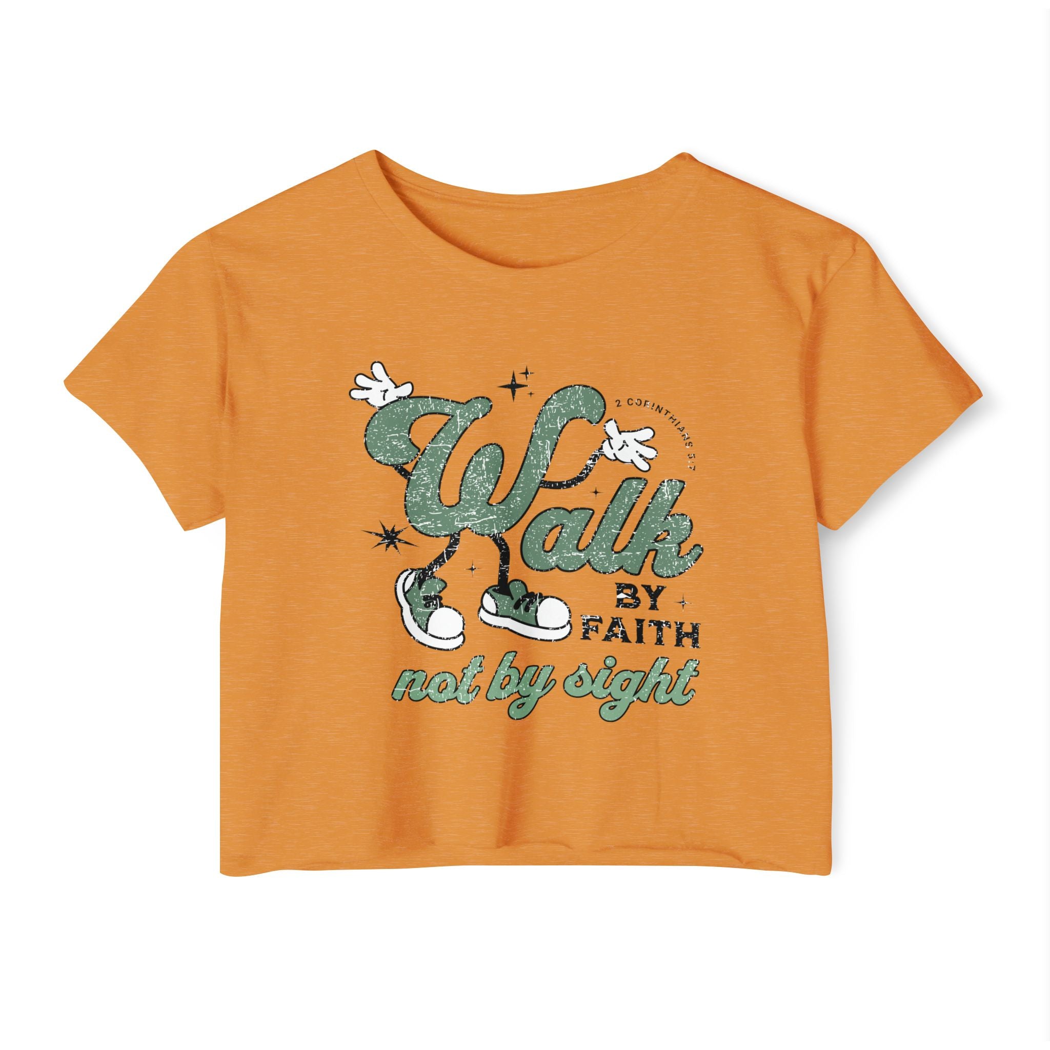 Christian Festival Crop Top — “Where the Lord Guides the Lord Provides” Isaiah 58:11 Graphic