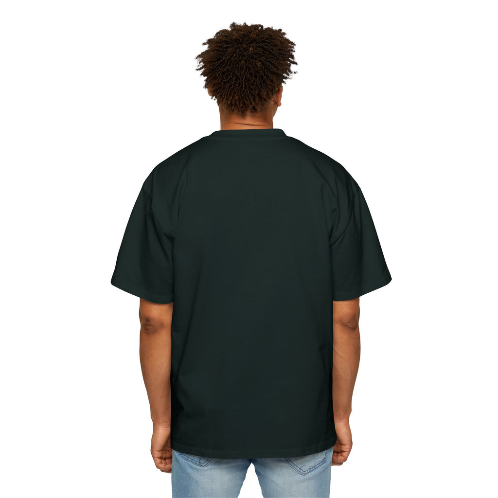 Custom T-Shirt - Custom Text Oversized Tee — Men's Personalized White T-Shirt