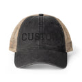 Custom Women's Hat  Washed Mesh-Back Cap Fun Patterns