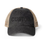 Custom Women's Hat  Washed Mesh-Back Cap Fun Patterns