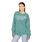Custom Crewneck Sweatshirt — Vintage Garment-Dyed Comfort