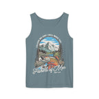 Fishers of Men Tank Top — Christian Fishing Graphic Tank ("Follow Me and I Will Make You" Matthew 4:19)