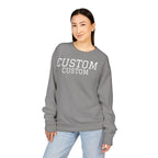 Custom Crewneck Sweatshirt — Vintage Garment-Dyed Comfort