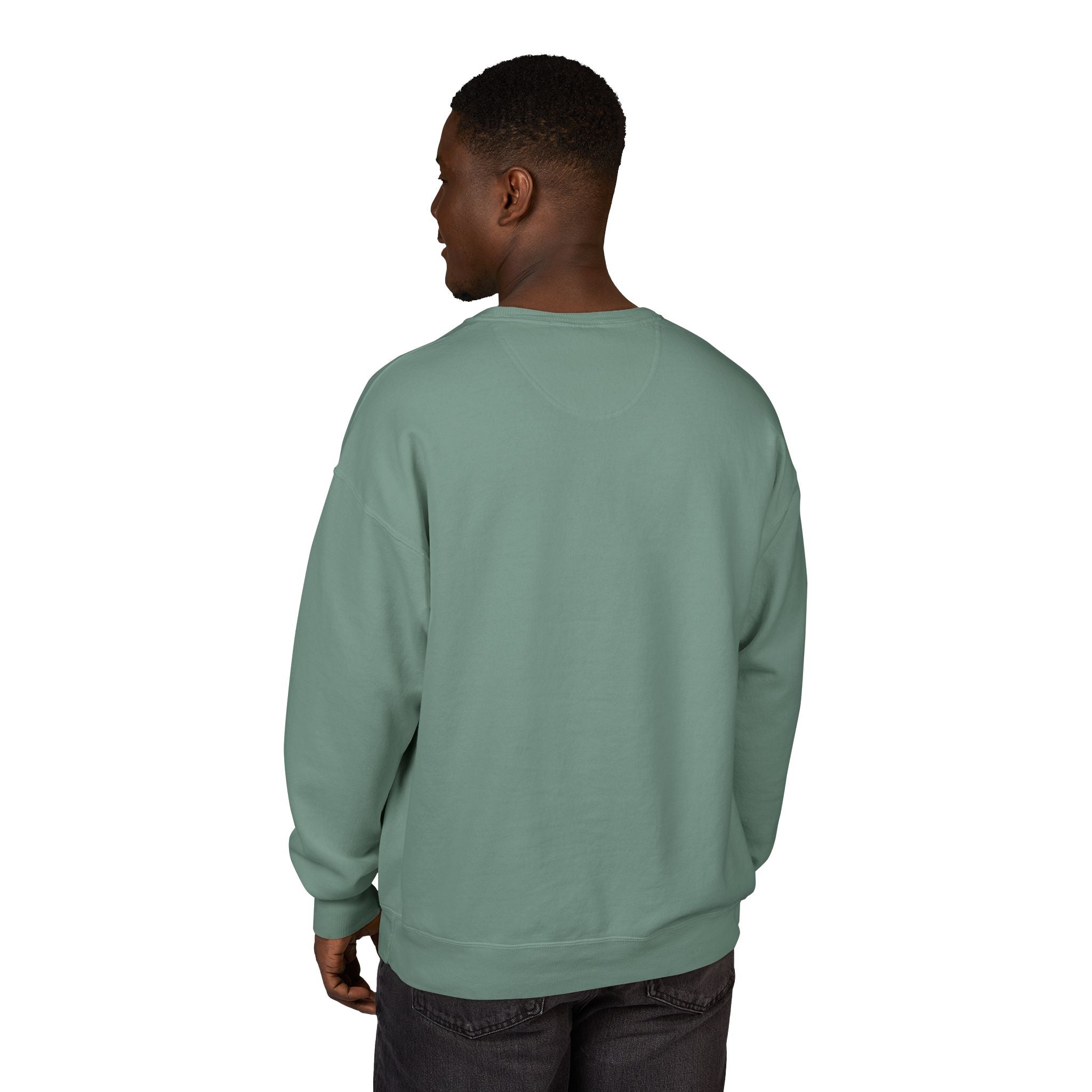 Custom Crewneck Sweatshirt — Vintage Garment-Dyed Comfort