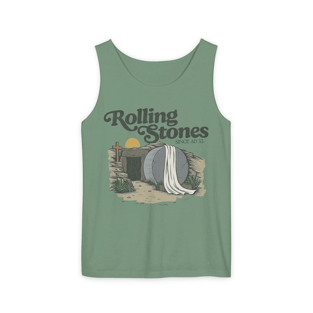 Rolling Stones Oversized Tank Top — Comfort Colors Garment-Dyed
