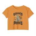 Christian Festival Crop Top — “Where the Lord Guides the Lord Provides” Isaiah 58:11 Graphic