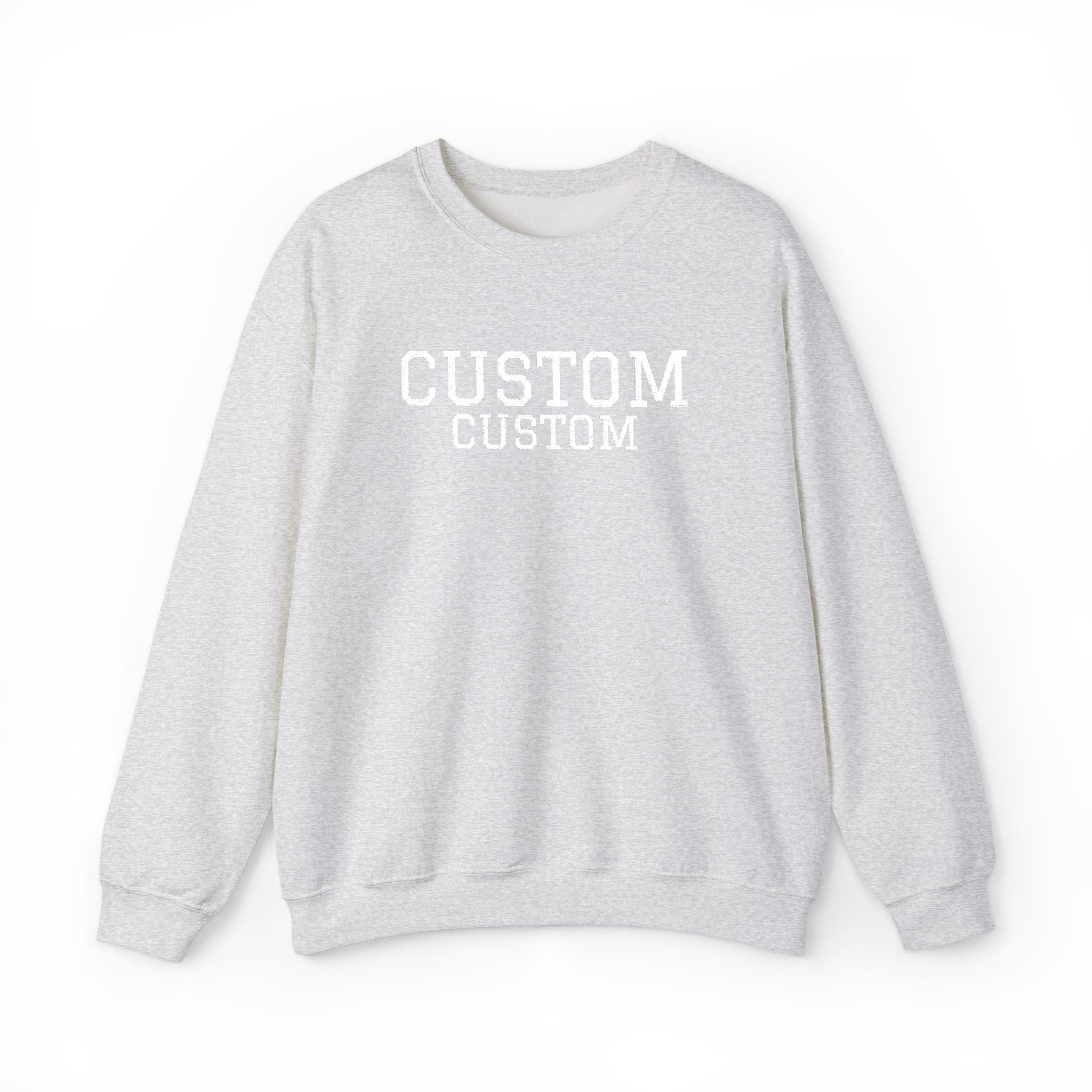 Embroidered Custom Vintage-Style Crewneck Sweatshirt