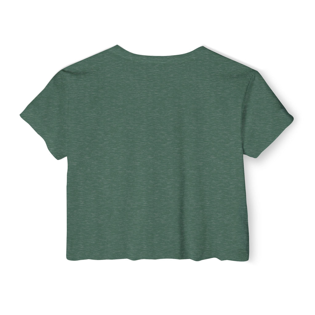 Christian Festival Crop Top — “Wait Upon the Lord" Graphic