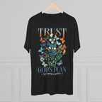 Trust God's Plan Butterflies T-Shirt — Butter-Soft Oversized Tee