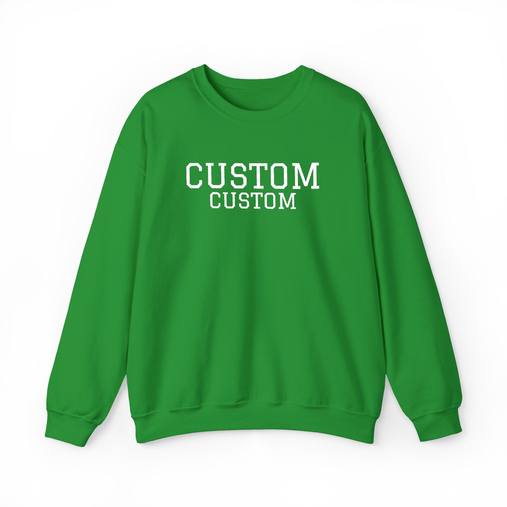 Embroidered Custom Vintage-Style Crewneck Sweatshirt