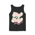 Comfort Colors Stay Salty Tank Top — Retro Pastel Beachy Graphic Matthew 5:13 Tank