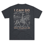 Christian Faith Crew Tee — "I Can Do All Things Through Christ Who Strengthens Me"
