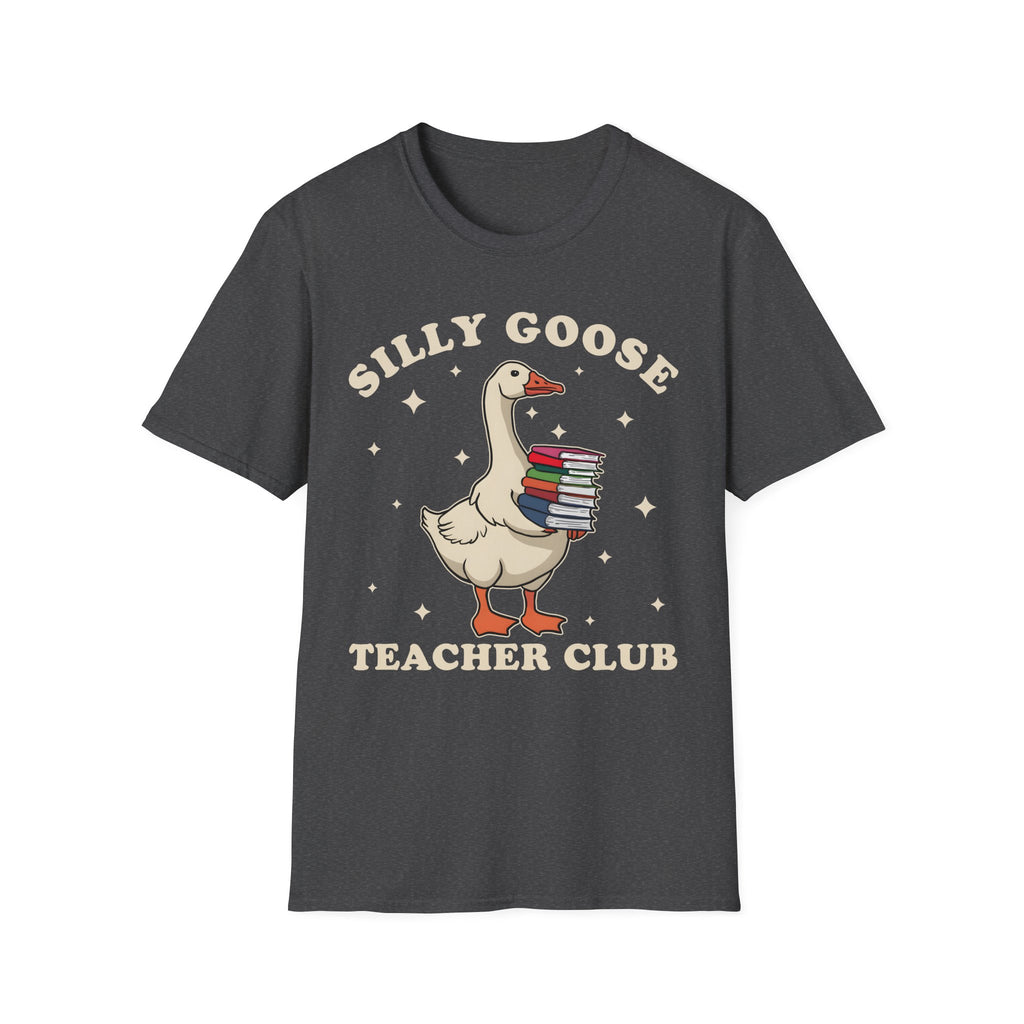 Silly Goose Teacher Club T-Shirt — Cute Teacher Graphic Tee