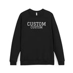 Custom Raglan Sweatshirt - Personalized College-Style Crewneck