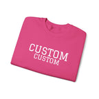 Embroidered Custom Vintage-Style Crewneck Sweatshirt
