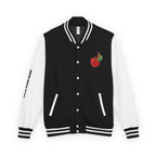 Custom Gift - Letterman Jacket for Teacher — Colorful "Very Hungry Caterpillar" Garden Back Patch