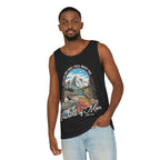 Fishers of Men Tank Top — Christian Fishing Graphic Tank ("Follow Me and I Will Make You" Matthew 4:19)