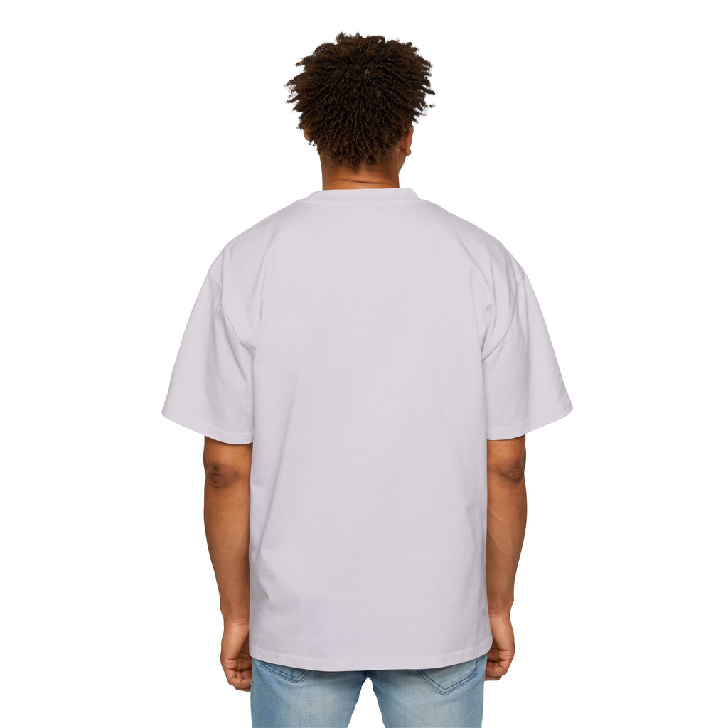 Custom T-Shirt - Custom Text Oversized Tee — Men's Personalized White T-Shirt