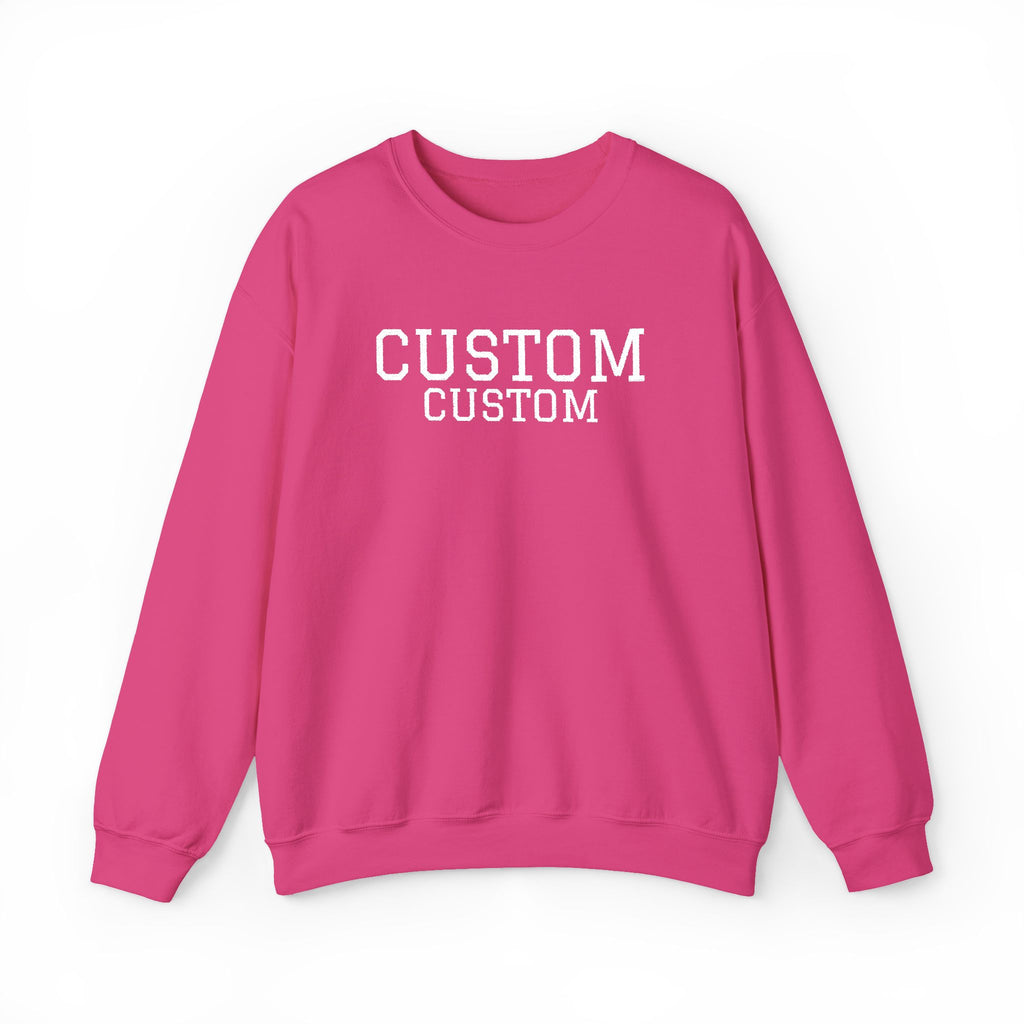 Embroidered Custom Vintage-Style Crewneck Sweatshirt