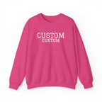 Embroidered Custom Vintage-Style Crewneck Sweatshirt