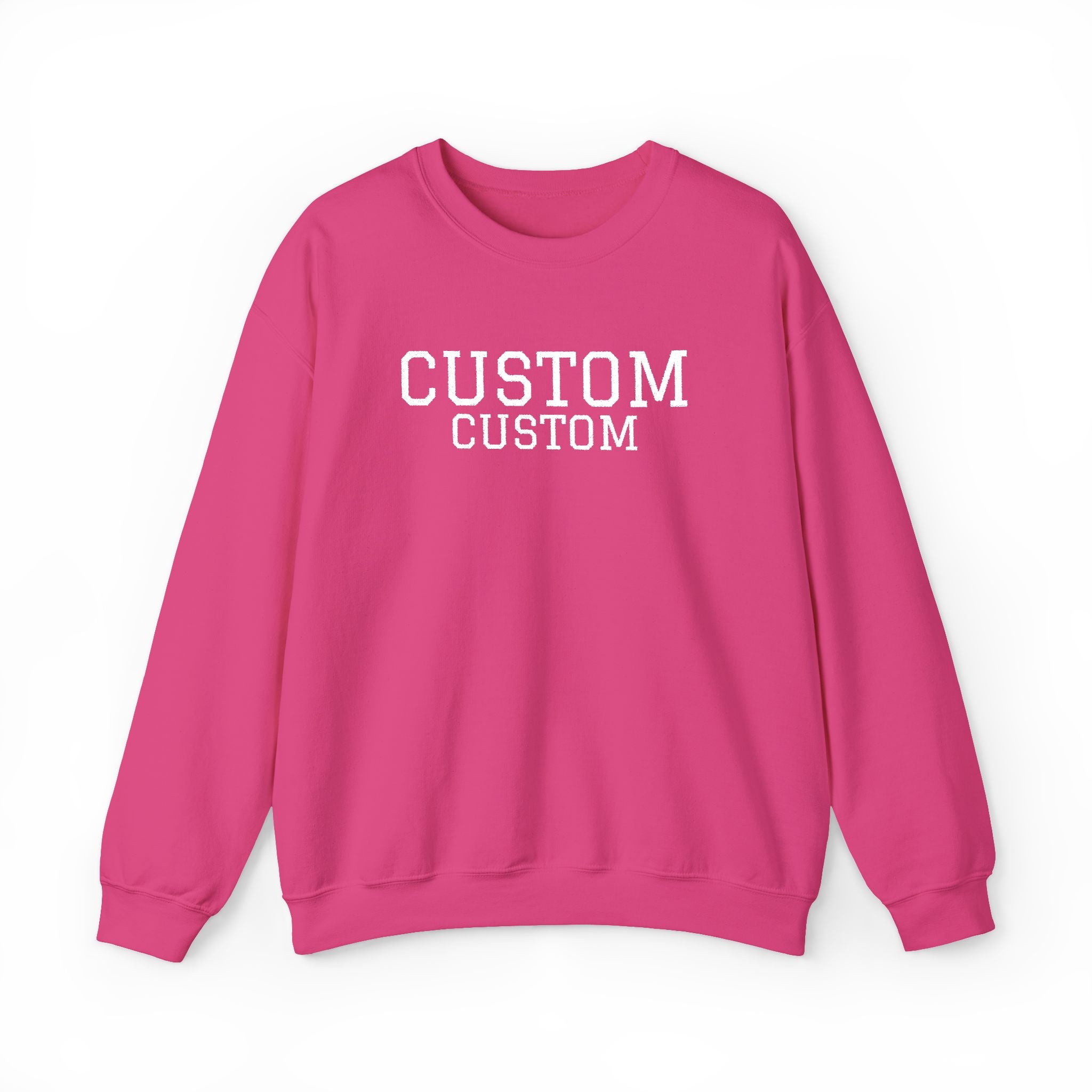 Embroidered Custom Vintage-Style Crewneck Sweatshirt