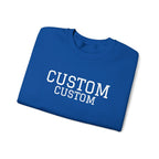 Embroidered Custom Vintage-Style Crewneck Sweatshirt