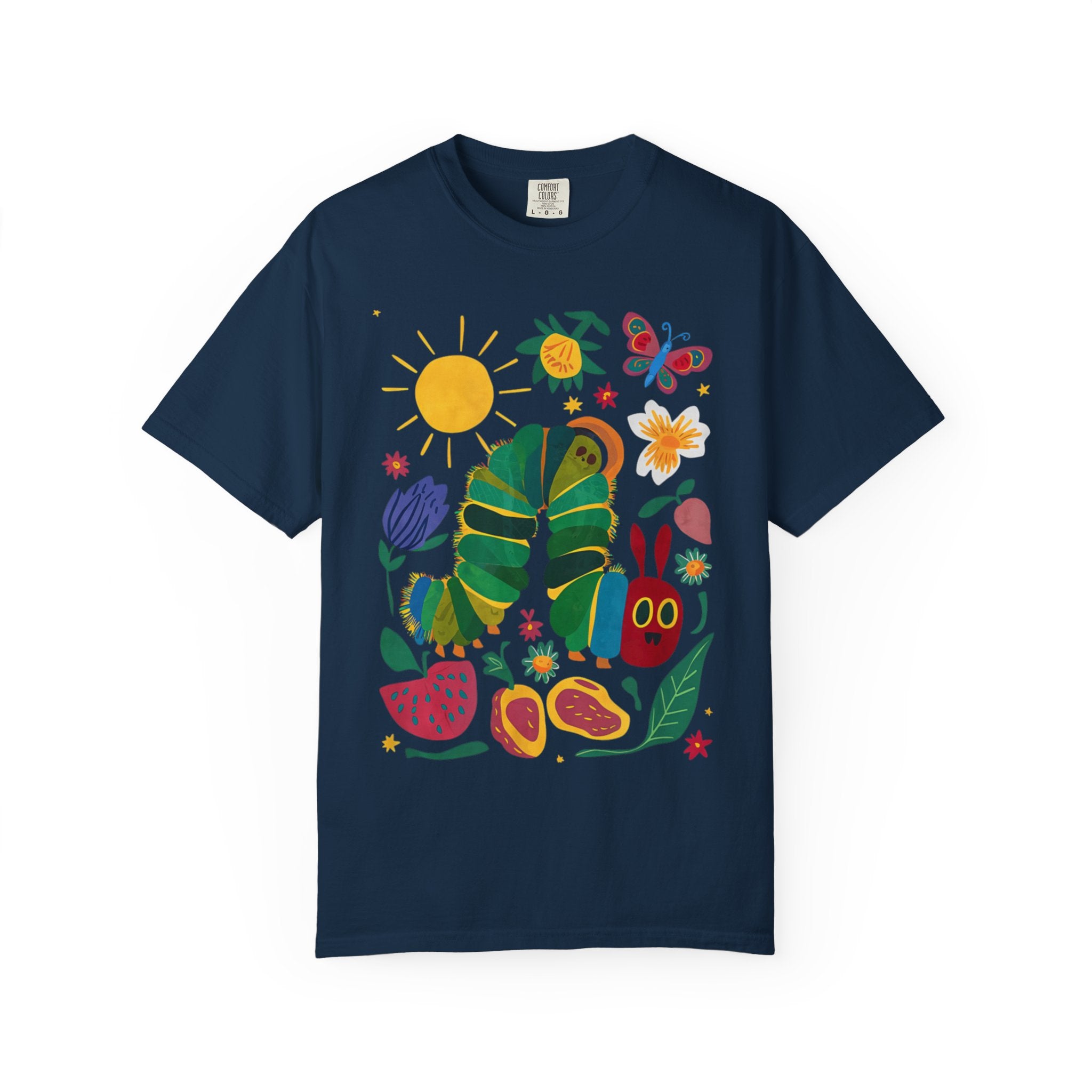 Very Hungry Caterpillar T-Shirt — Playful Teacher & Librarian Gift, Playful Spirit