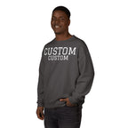 Custom Crewneck Sweatshirt — Vintage Garment-Dyed Comfort