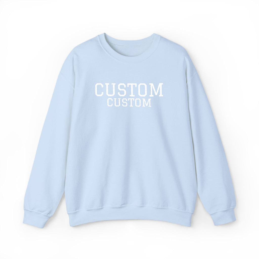 Embroidered Custom Vintage-Style Crewneck Sweatshirt
