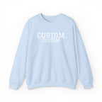 Embroidered Custom Vintage-Style Crewneck Sweatshirt