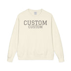 Custom Crewneck Sweatshirt — Vintage Garment-Dyed Comfort