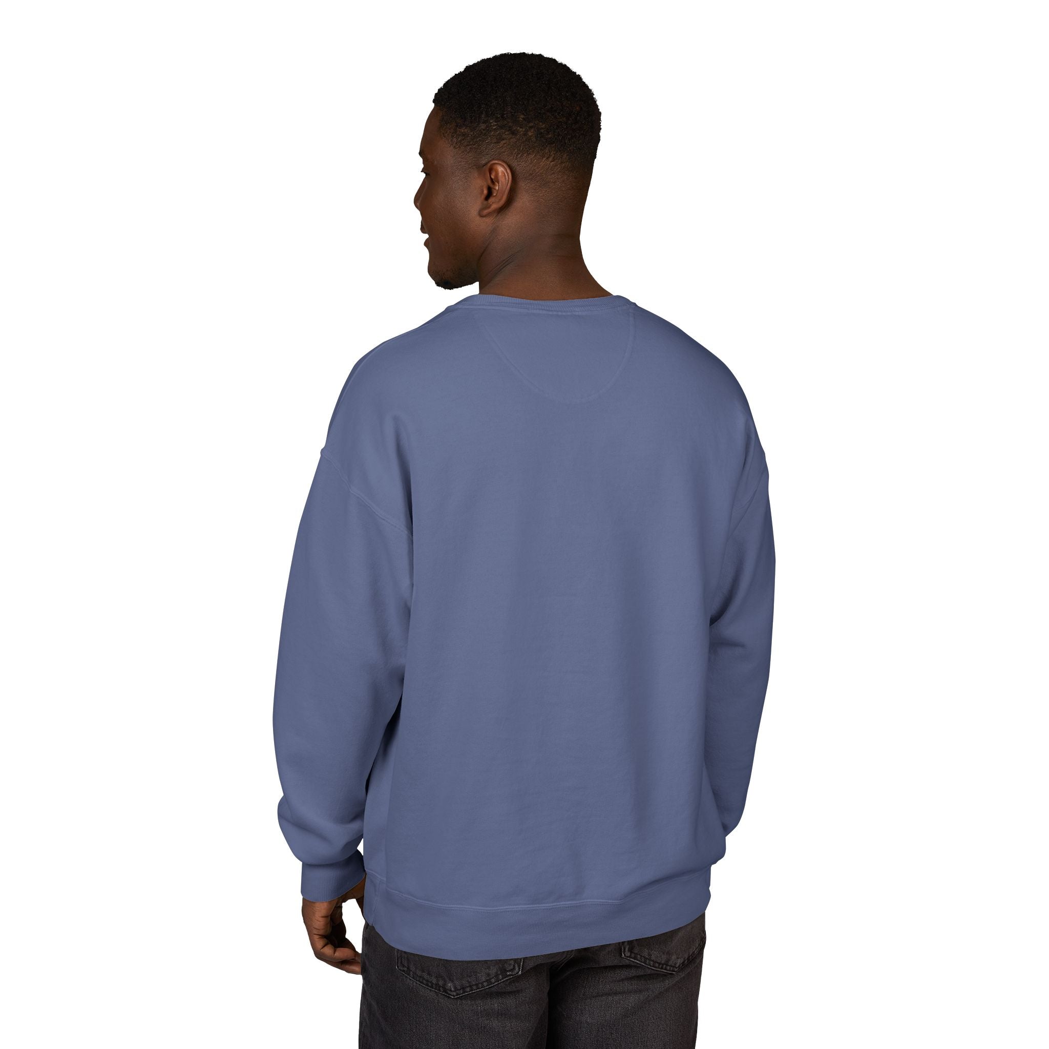 Custom Crewneck Sweatshirt — Vintage Garment-Dyed Comfort