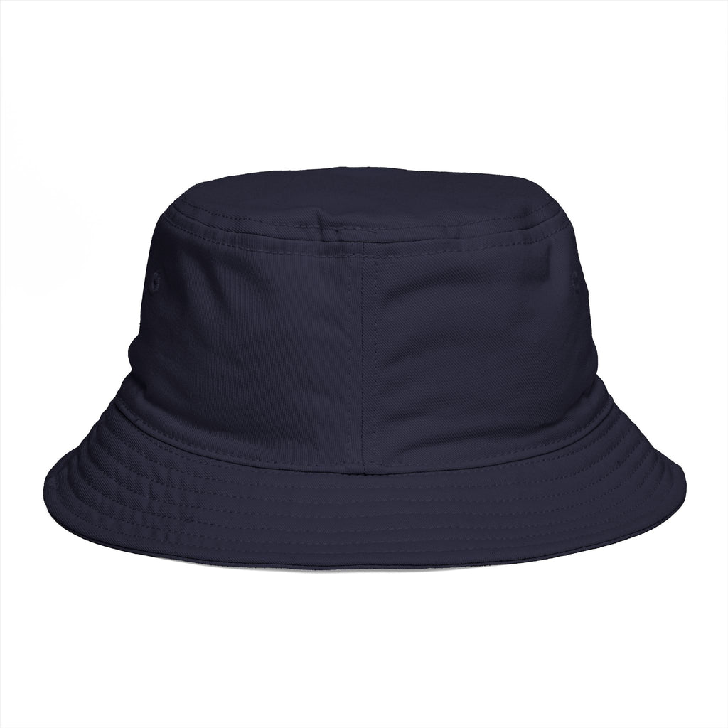 Brown Bucket Hat with Colorful Caterpillar Graphic