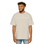 Custom T-Shirt - Custom Text Oversized Tee — Men's Personalized White T-Shirt