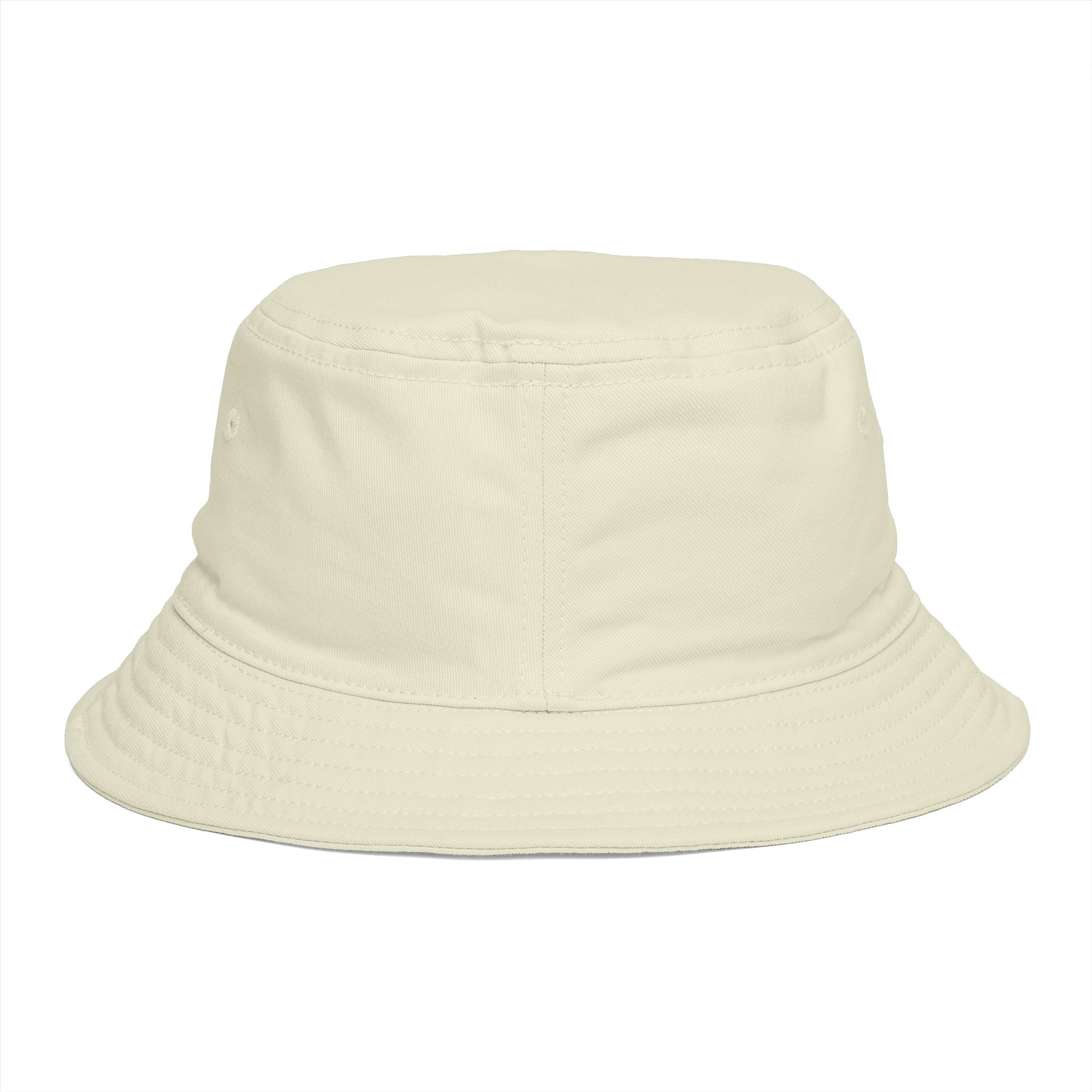 Brown Bucket Hat with Colorful Caterpillar Graphic