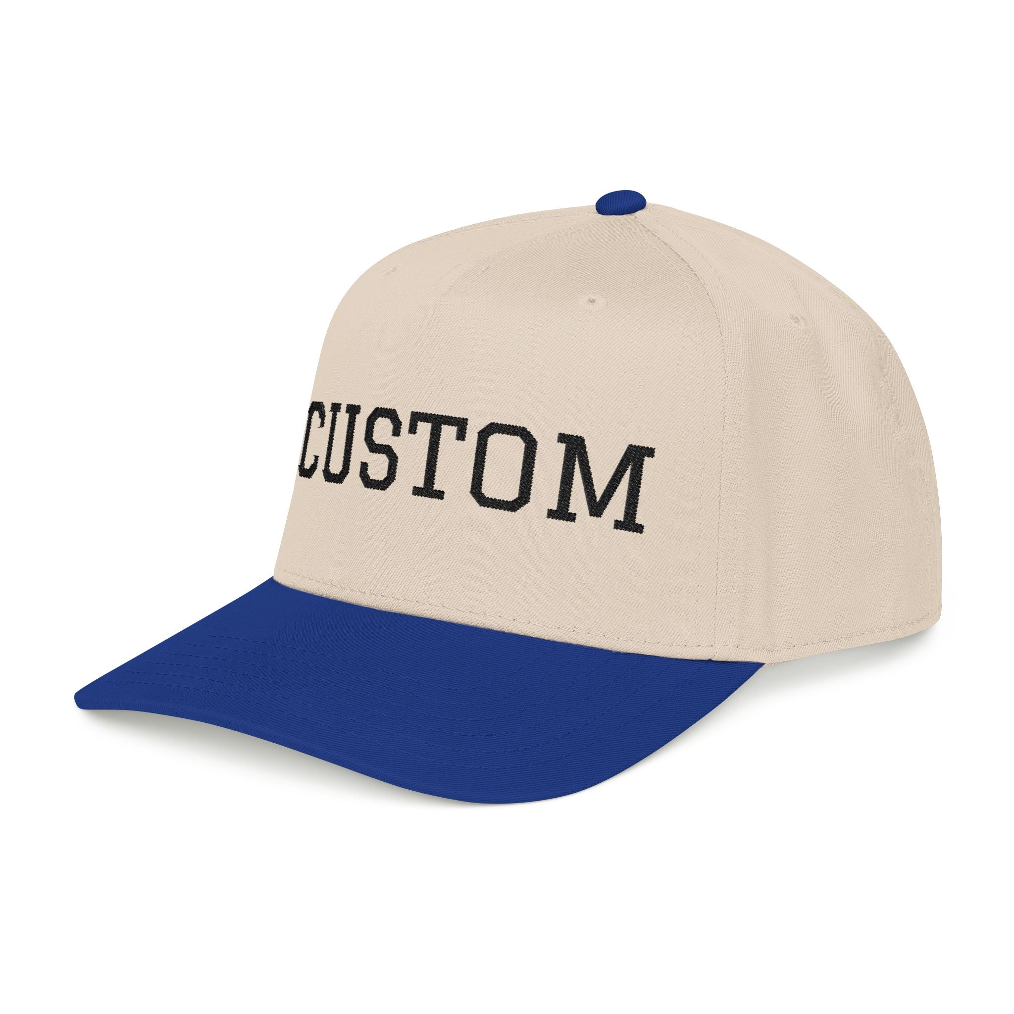 Custom Baseball Cap Two Toned Mid Profile Baseball Cap