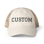 Custom Women's Hat  Washed Mesh-Back Cap Fun Patterns