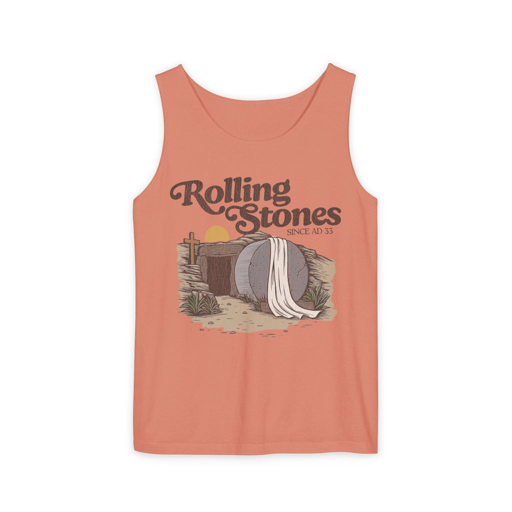 Rolling Stones Oversized Tank Top — Comfort Colors Garment-Dyed