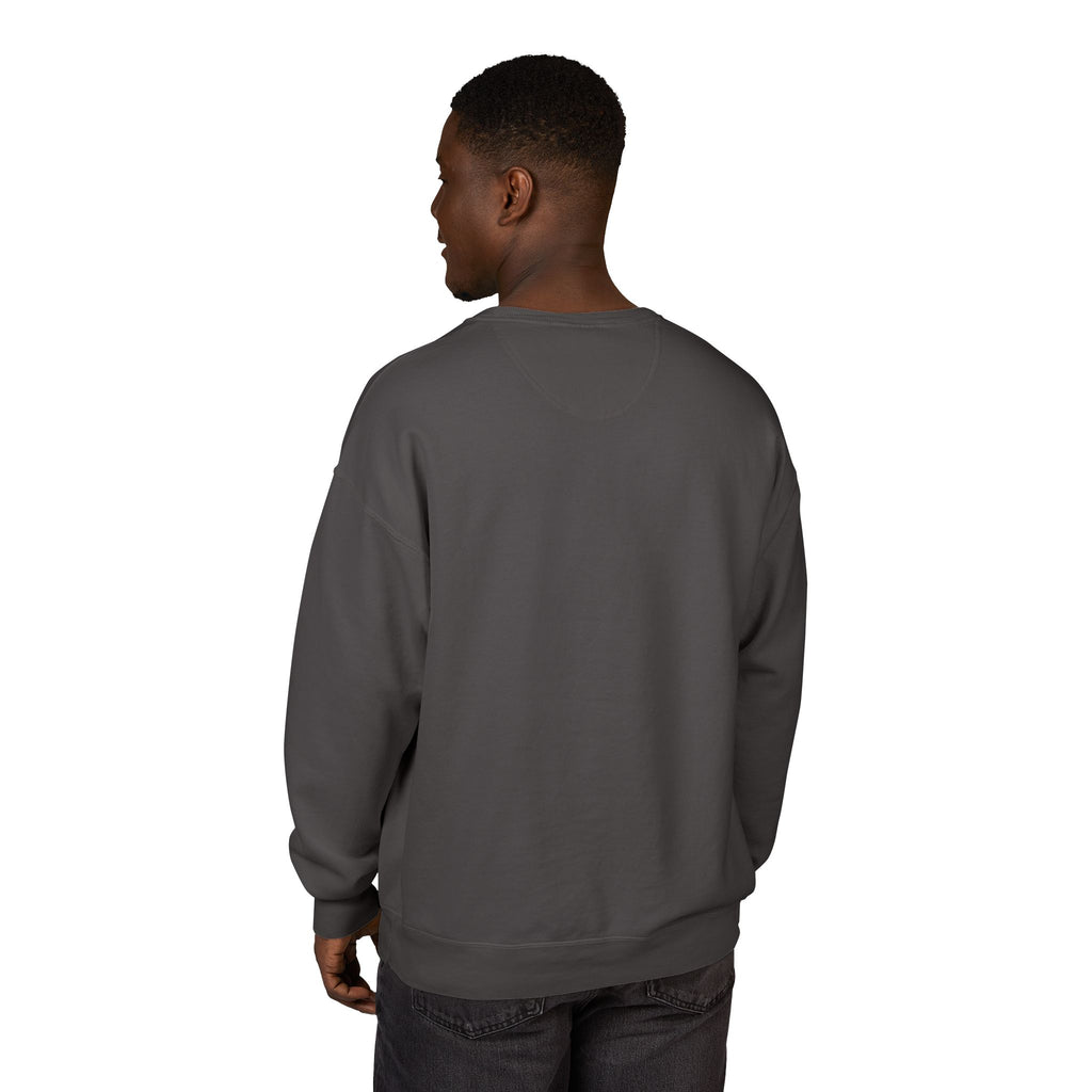 Custom Crewneck Sweatshirt — Vintage Garment-Dyed Comfort