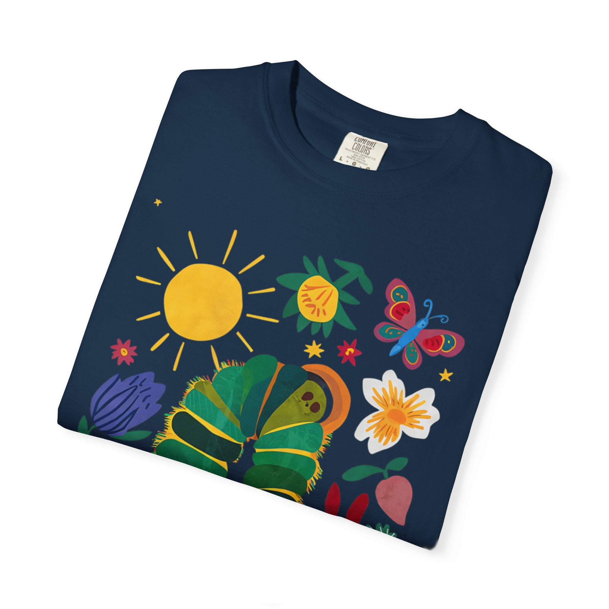 Very Hungry Caterpillar T-Shirt — Playful Teacher & Librarian Gift, Playful Spirit